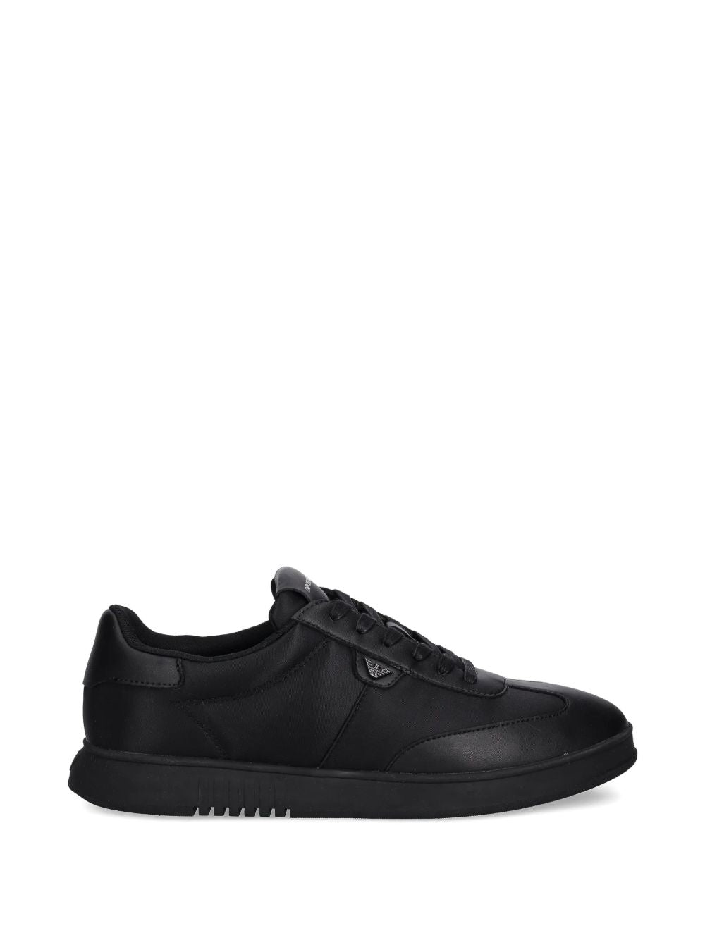 Emporio Armani Men's Nylon Sneakers With Leather Details