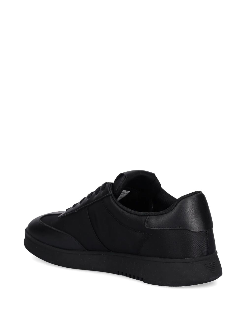 Emporio Armani Men's Nylon Sneakers With Leather Details