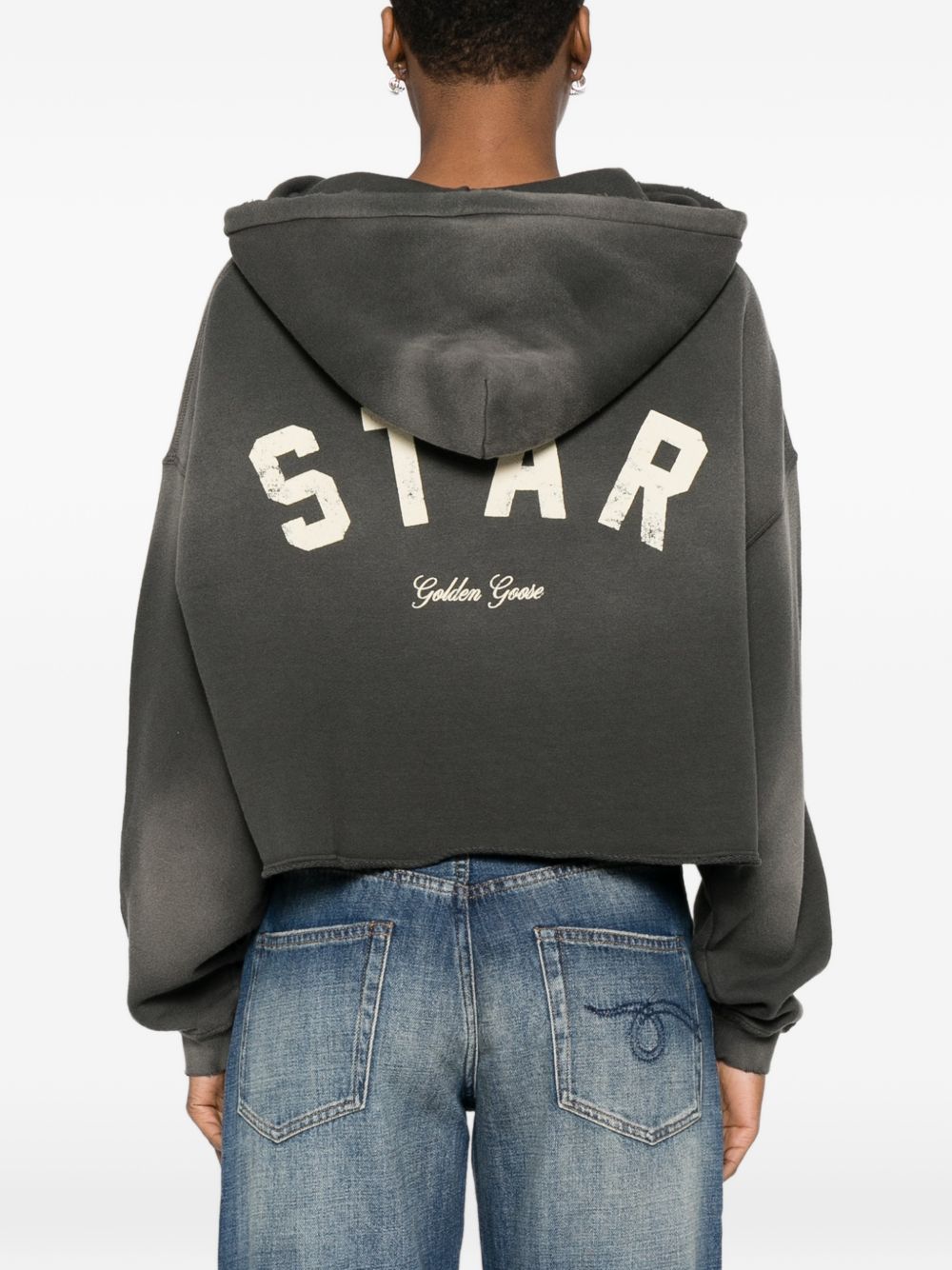 Golden Goose Women's Cotton Cropped Hoodie