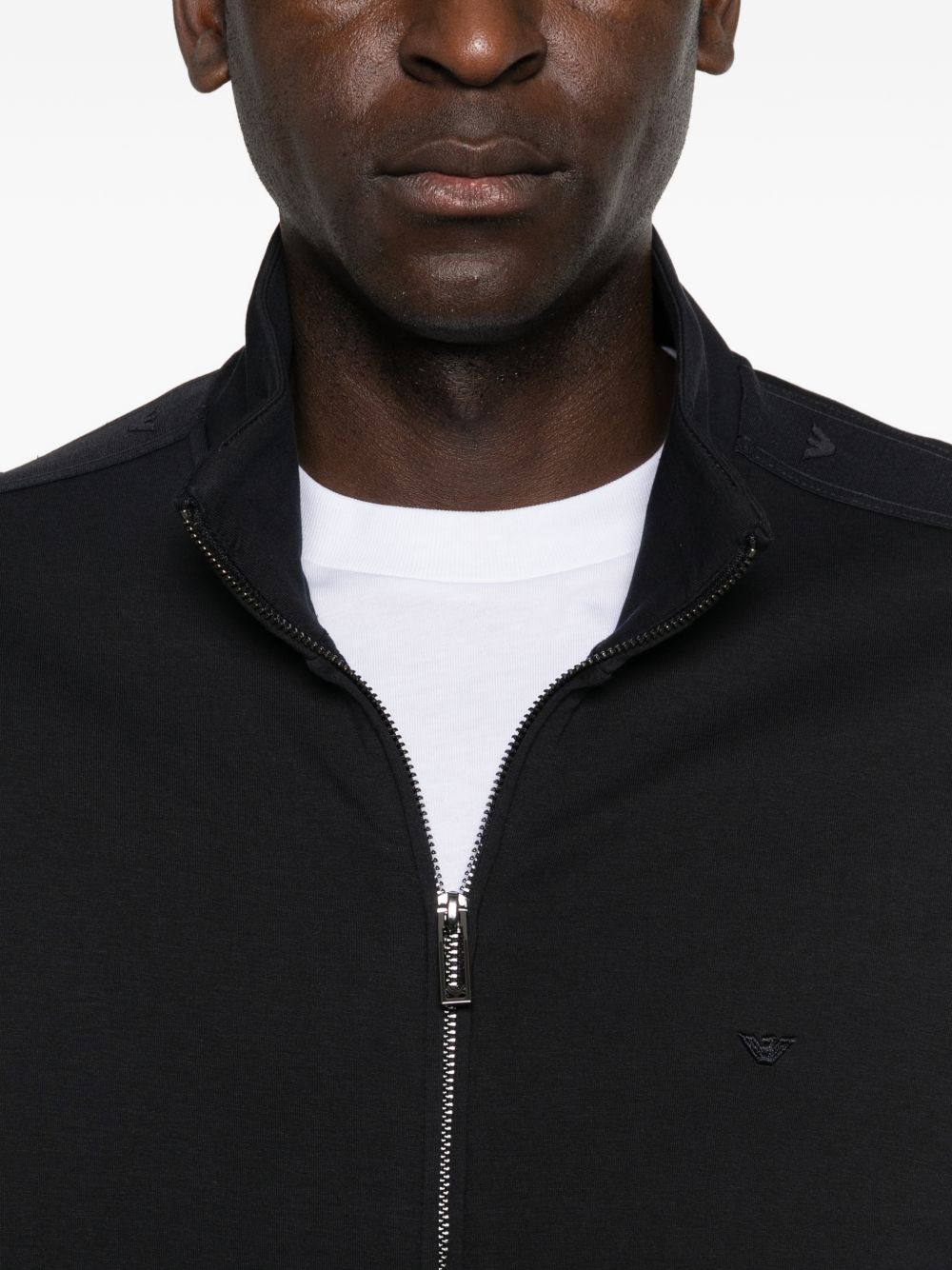 Emporio Armani Men's Cotton Zipped Sweatshirt