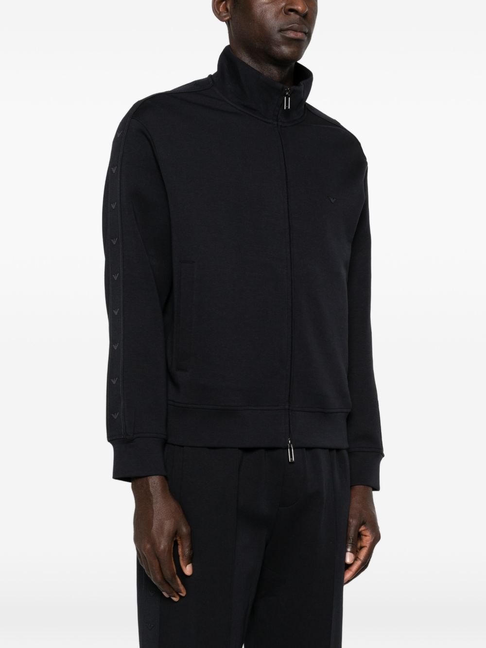 Emporio Armani Men's Cotton Zipped Sweatshirt