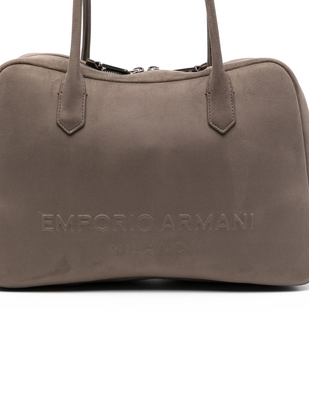 Emporio Armani Women's Eagle Club Capsule Collection Suede-Effect Shoulder Bag