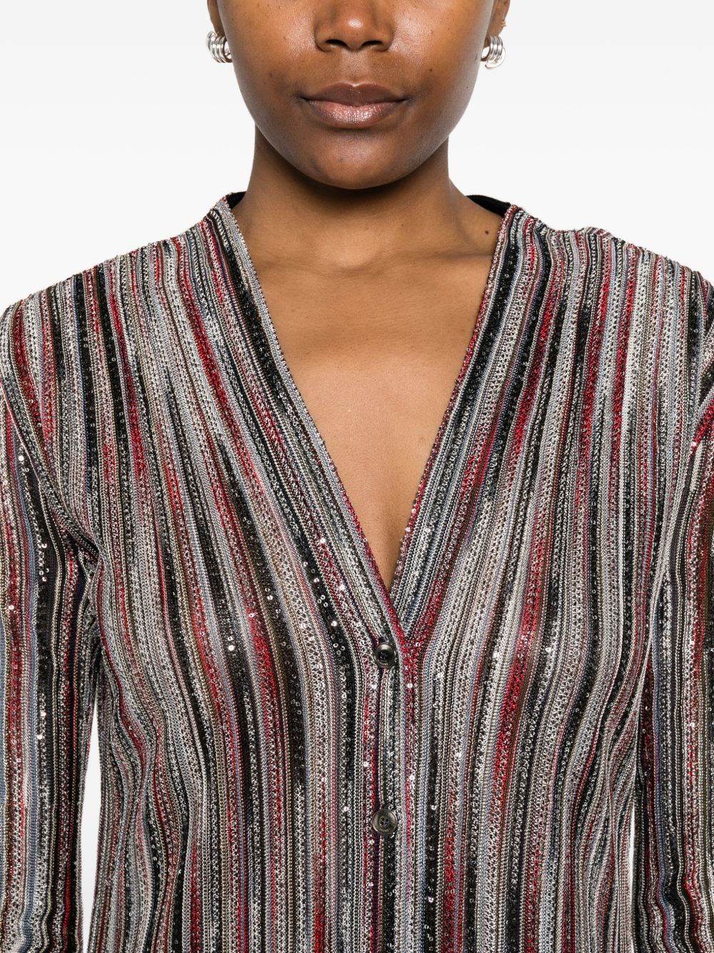 Missoni Women's Striped Long Cardigan