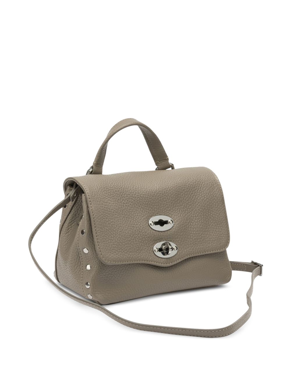 Zanellato Women's Postina® Baby Bag In Hammered Grey Creta Leather
