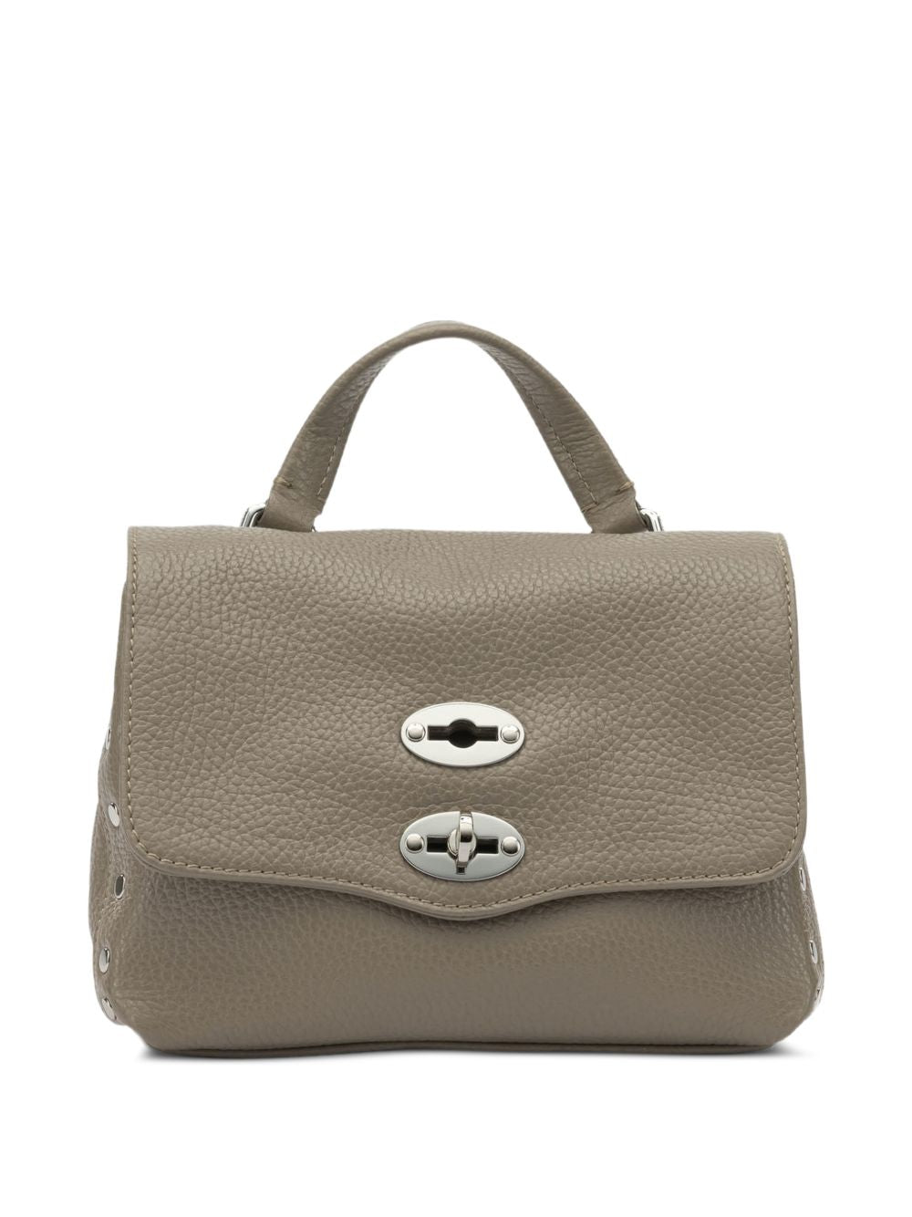 Zanellato Women's Postina® Baby Bag In Hammered Grey Creta Leather