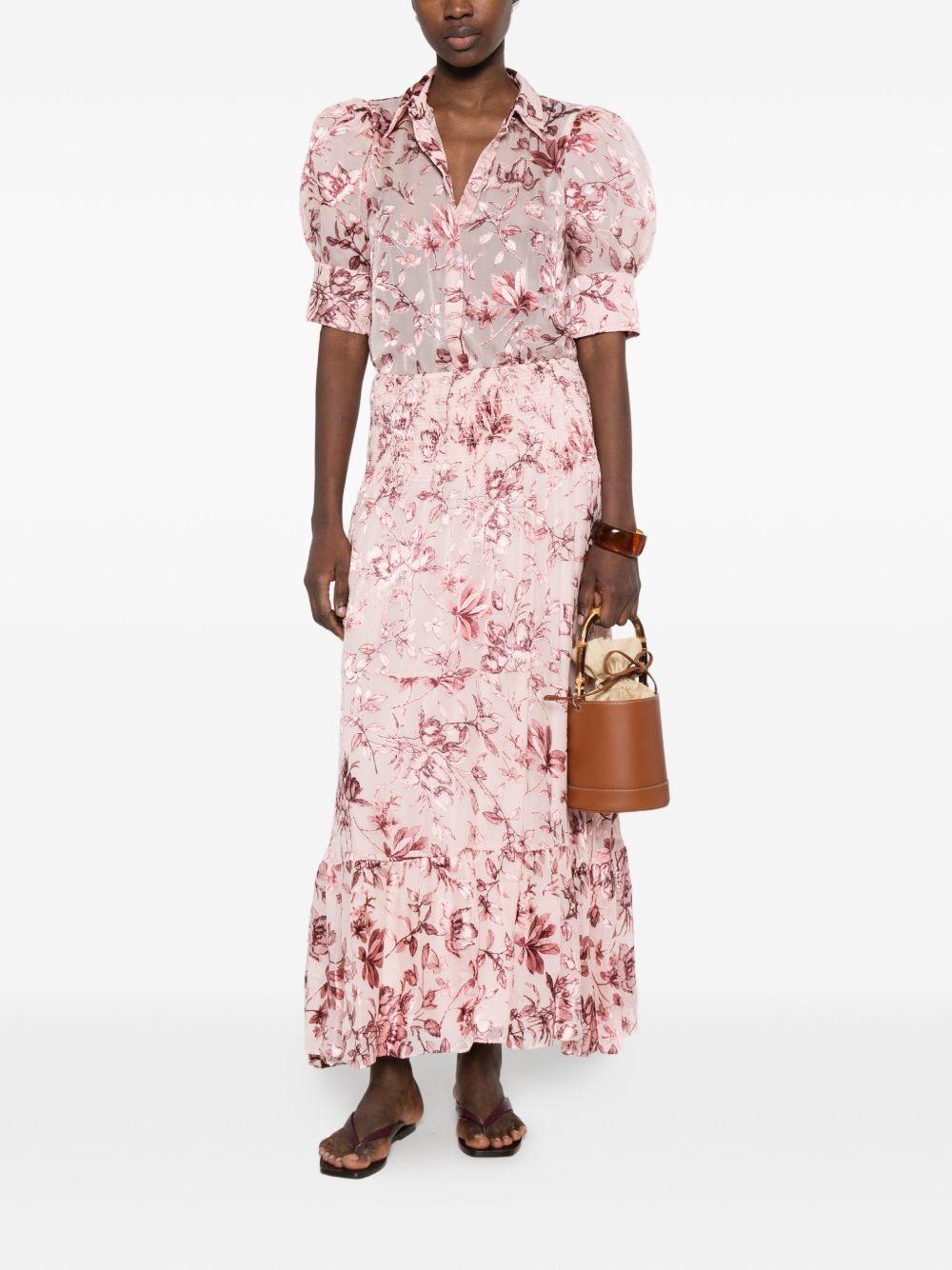 Alice + Olivia Women's Printed Maxi Skirt