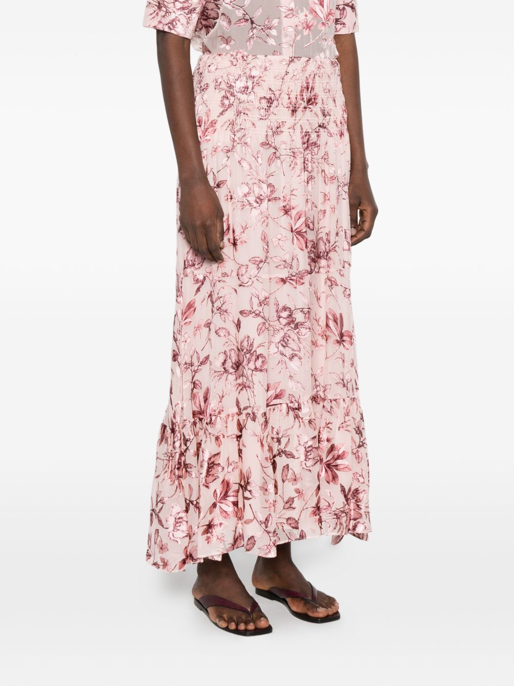 Alice + Olivia Women's Printed Maxi Skirt