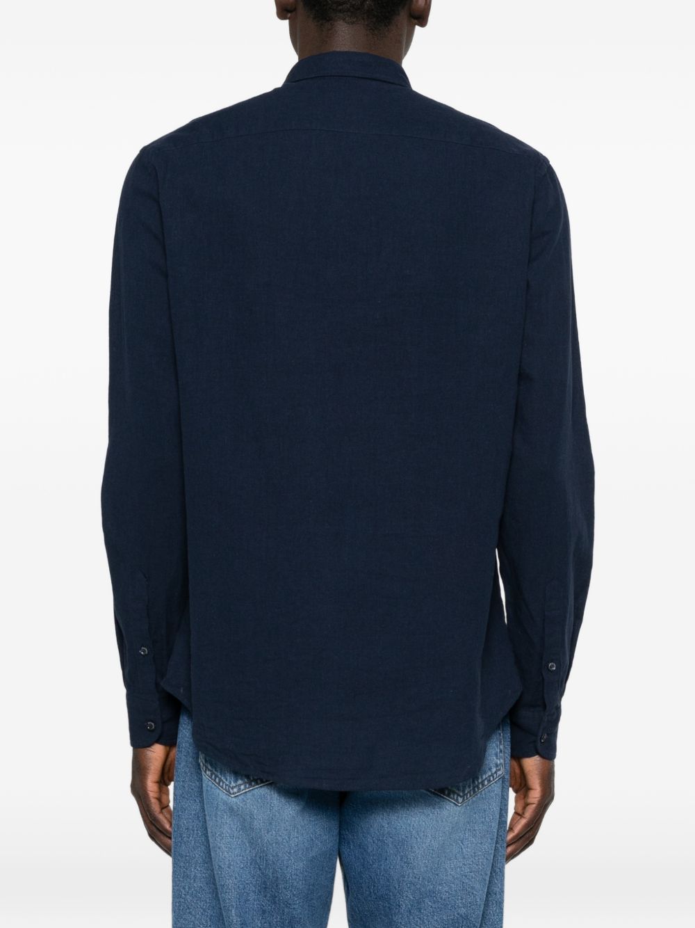 Emporio Armani Men's Linen Blend Shirt