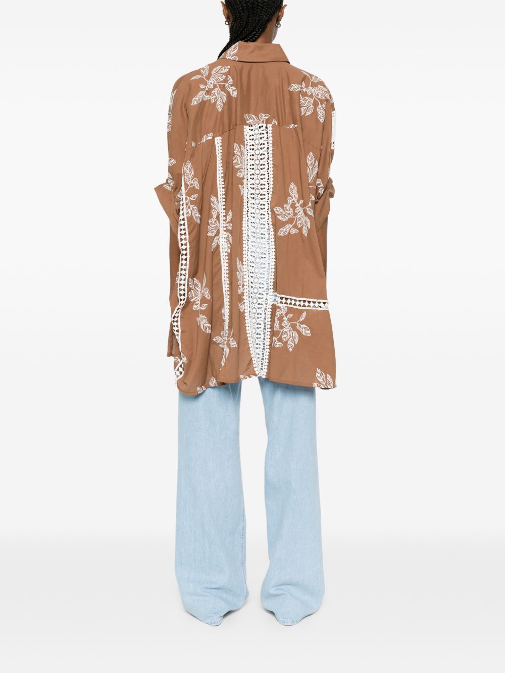 Bye Women's Printed Cotton Shirt