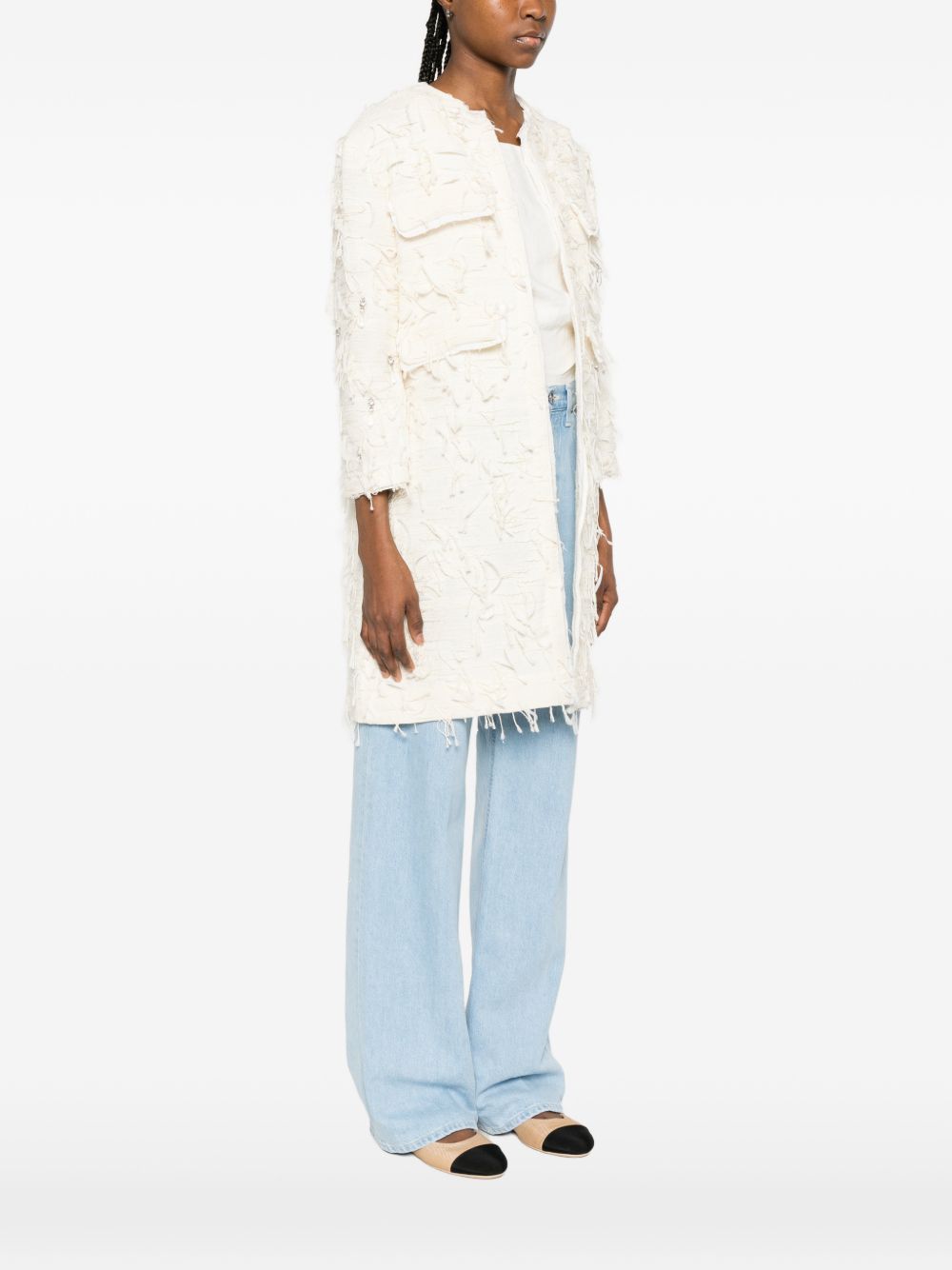 Bye Women's Cotton Blend Caban Coat