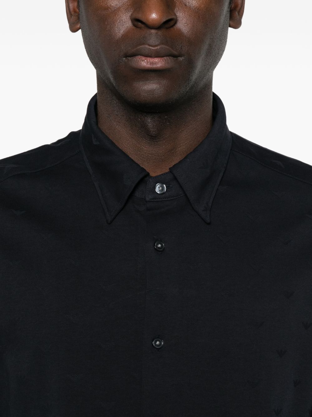 Emporio Armani Men's Logo Cotton Shirt