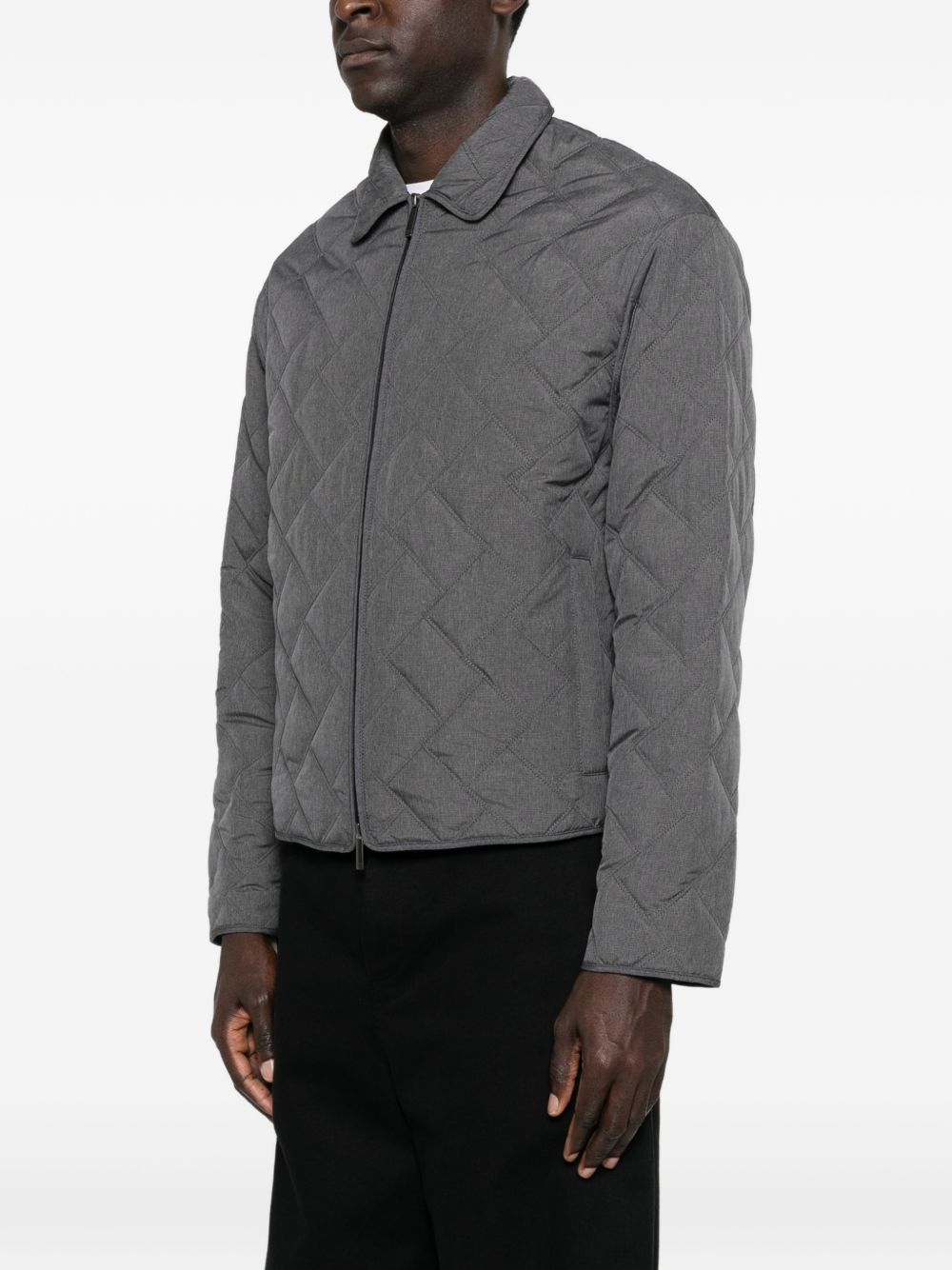 Emporio Armani Men's Quilted Blouson Jacket
