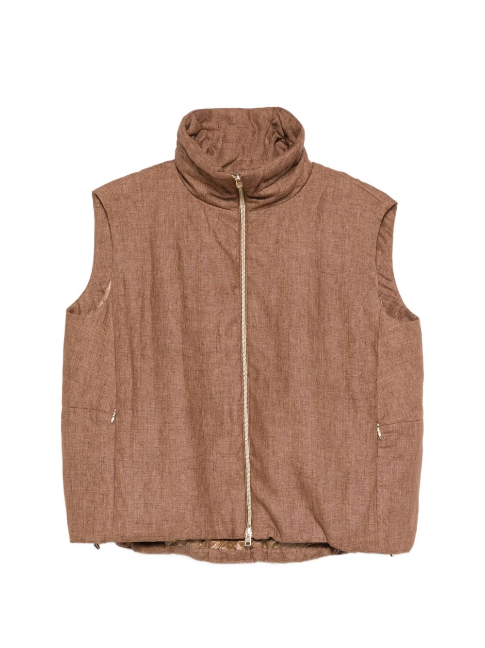 Herno Women's Nylon Zipped Vest