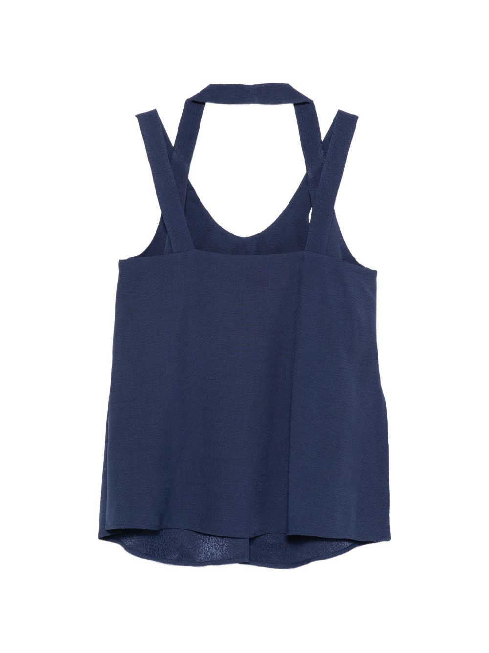 Emporio Armani Women's V-Neck Button Detail Sleeveless Top