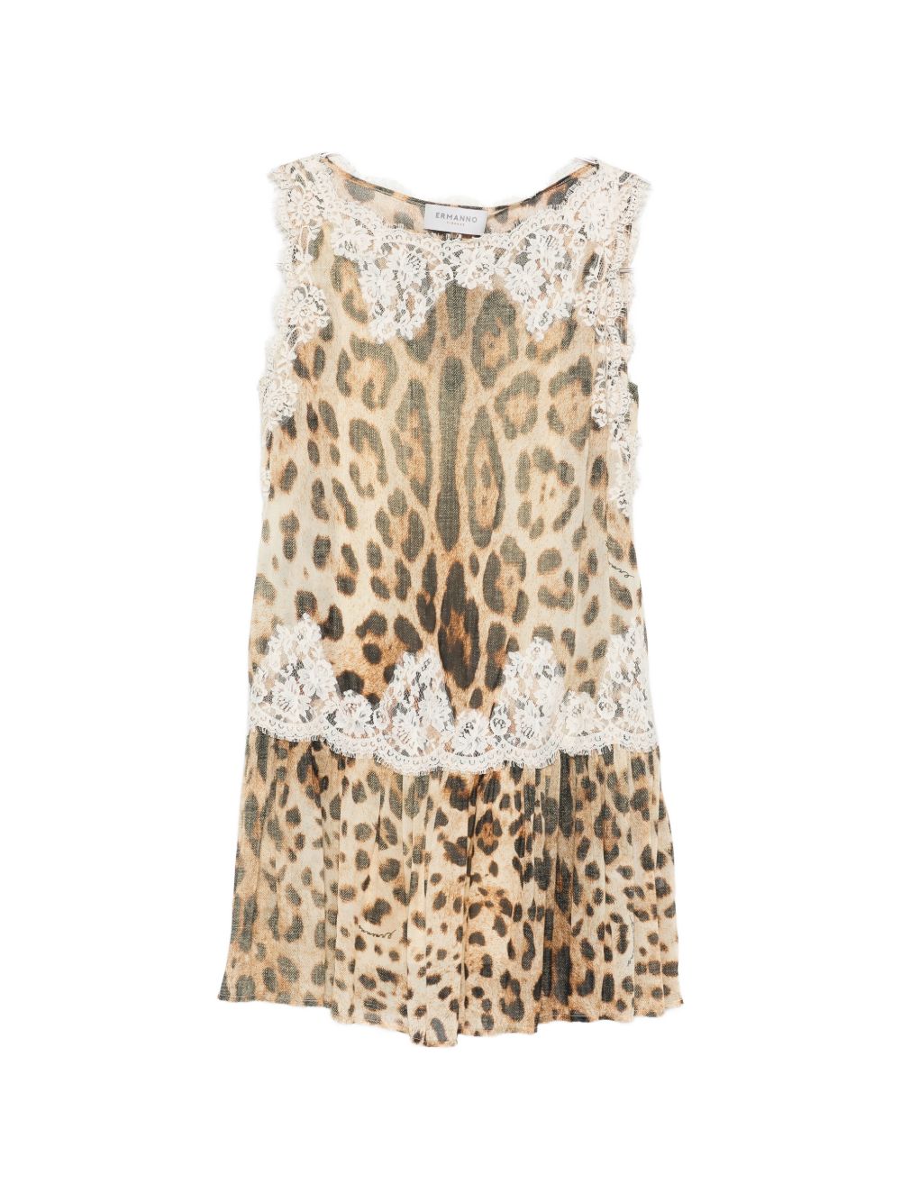 Ermanno Firenze Women's Leopard Print Mini Dress