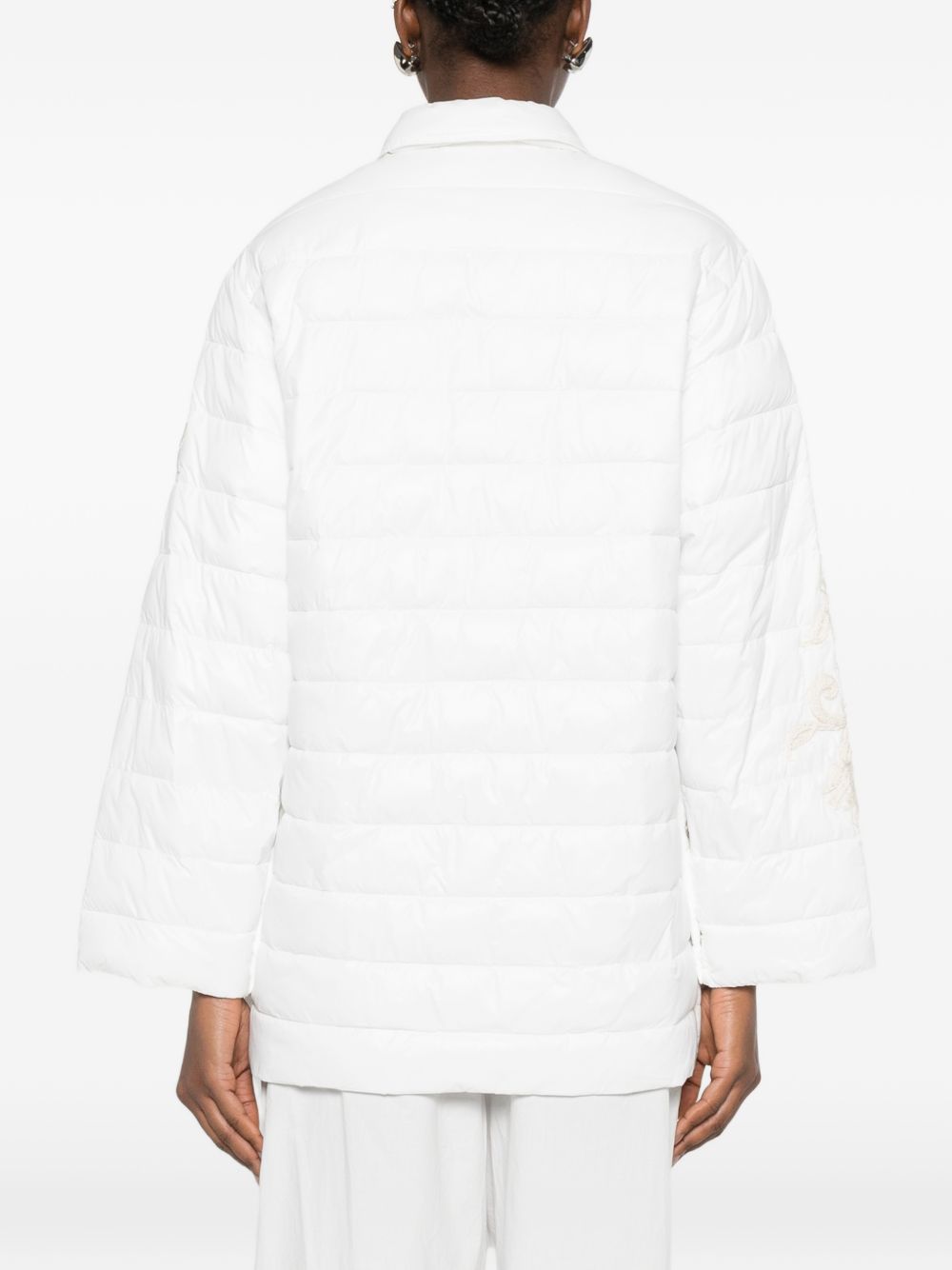 Ermanno Firenze Women's Quilted Nylon Down Jacket