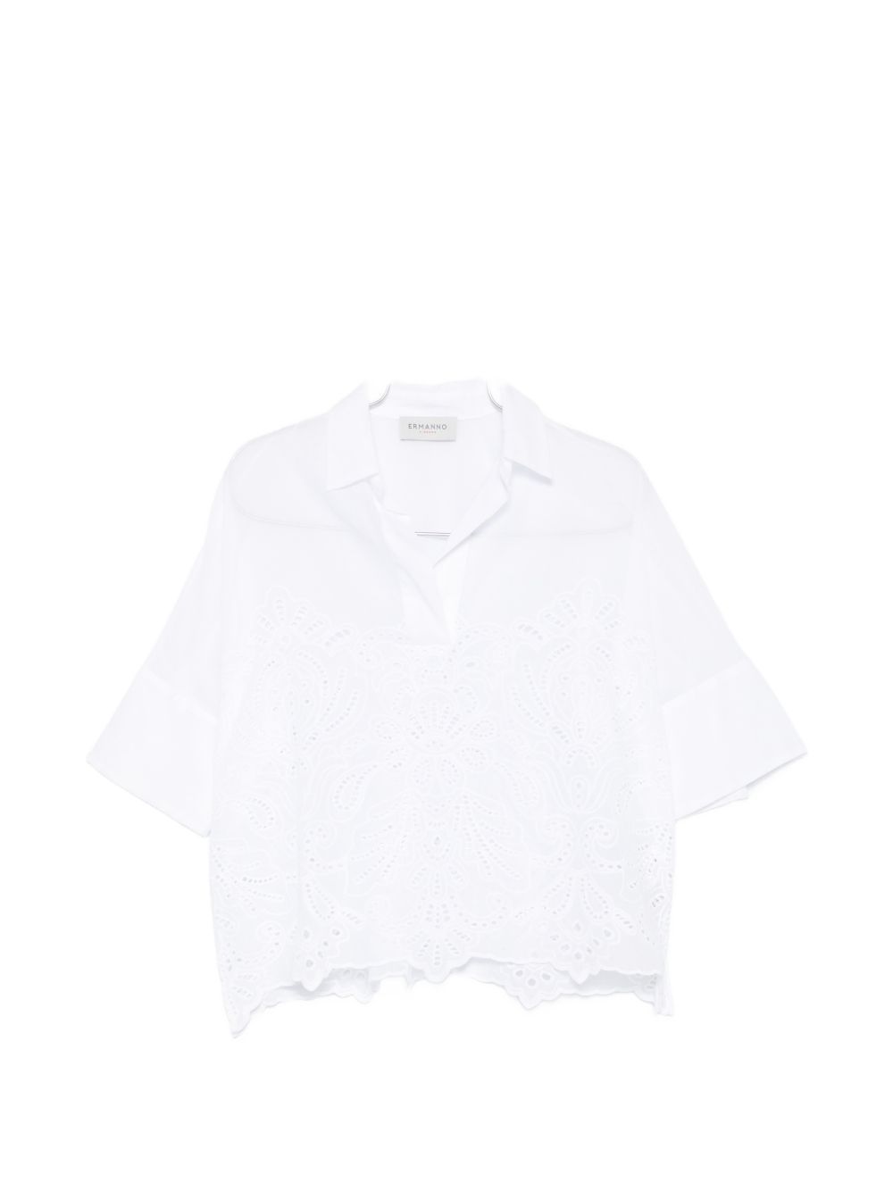 Ermanno Firenze Women's Embroidered Cotton Shirt