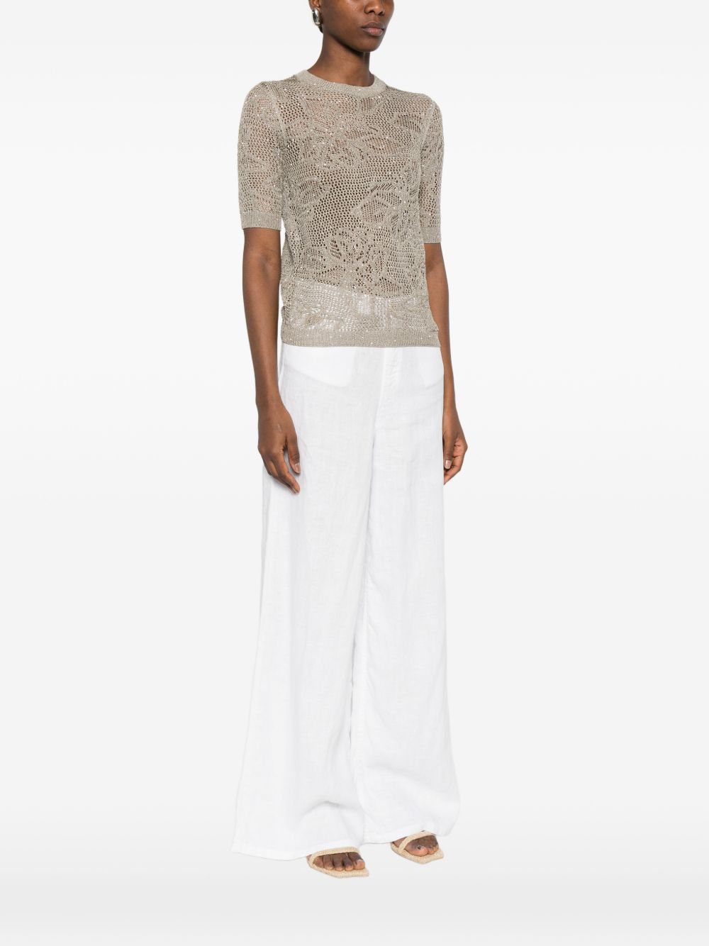 Fabiana Filippi Women's Openwork T-Shirt