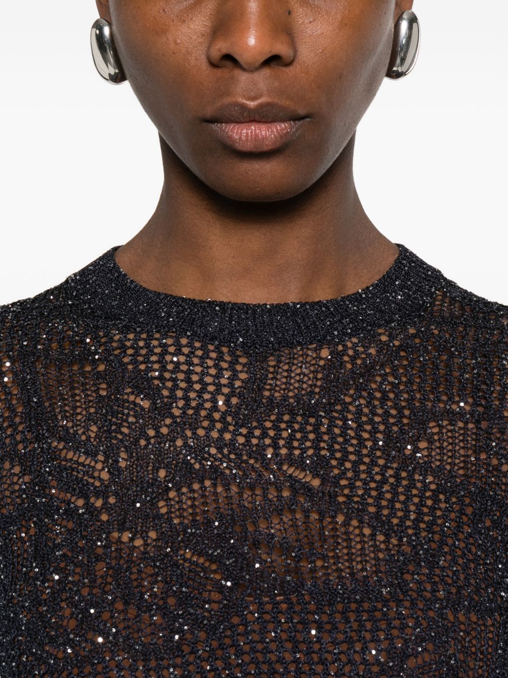 Fabiana Filippi Women's Openwork T-Shirt