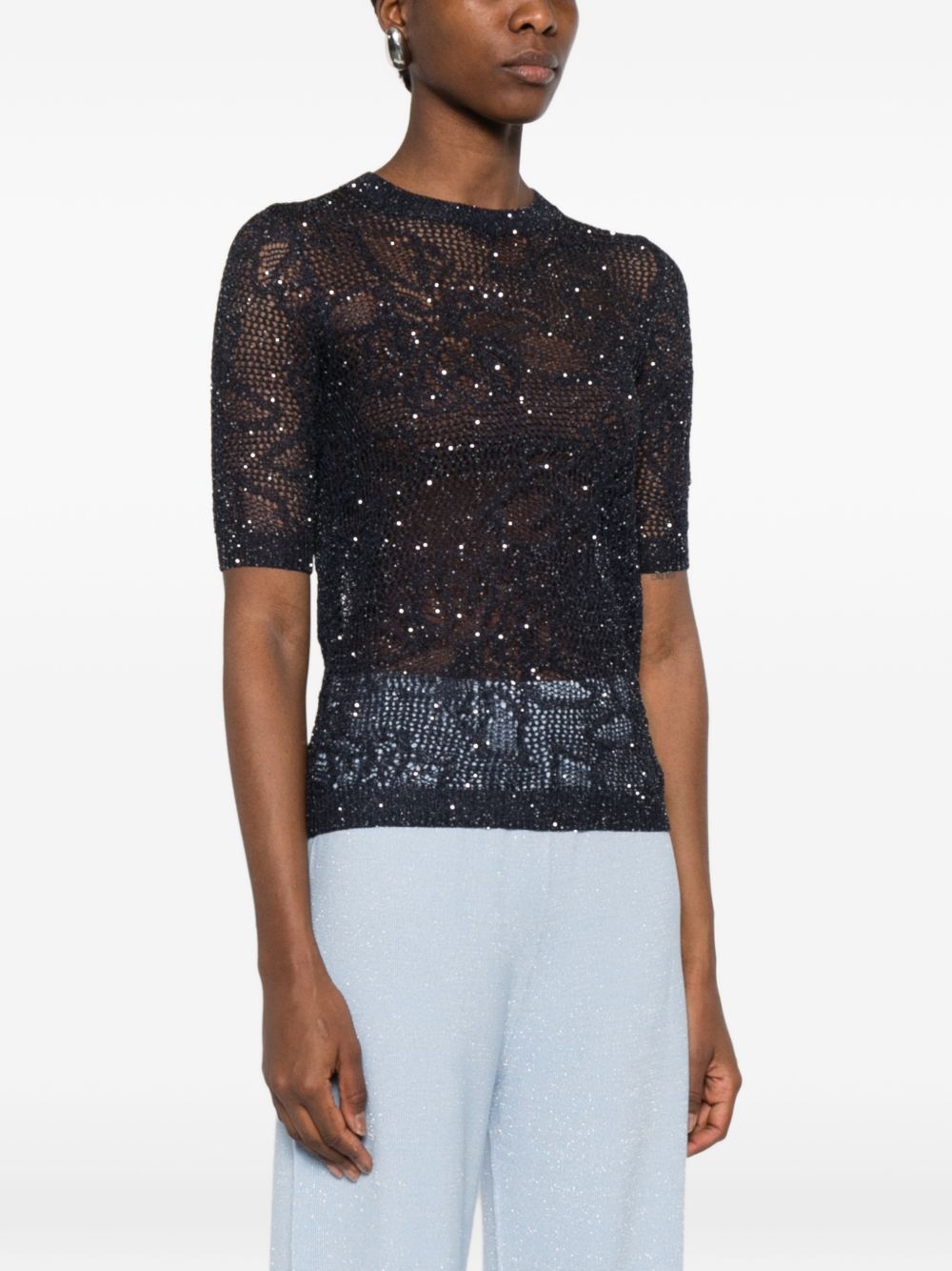 Fabiana Filippi Women's Openwork T-Shirt