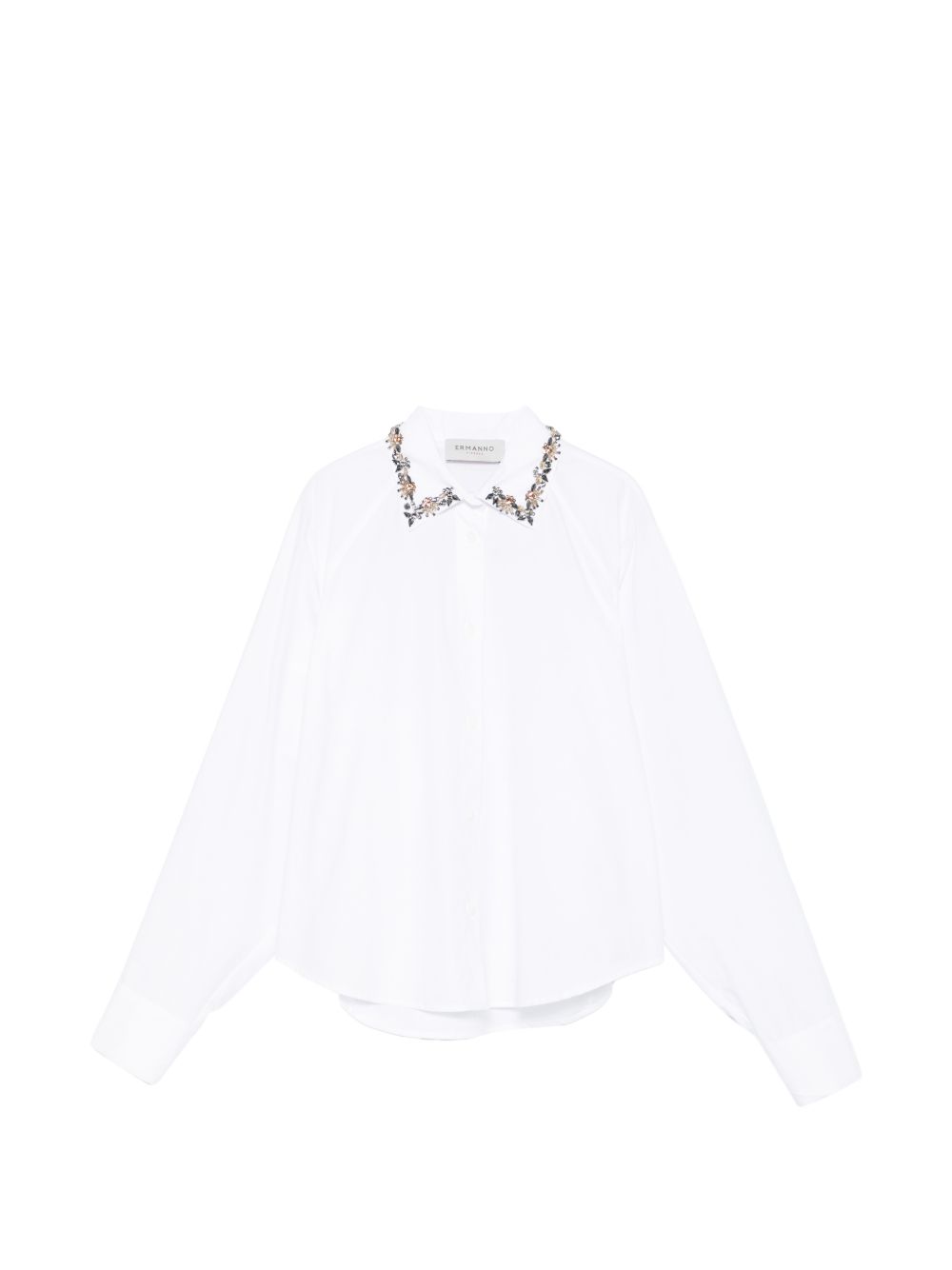 Ermanno Firenze Women's Embroidered Cotton Shirt