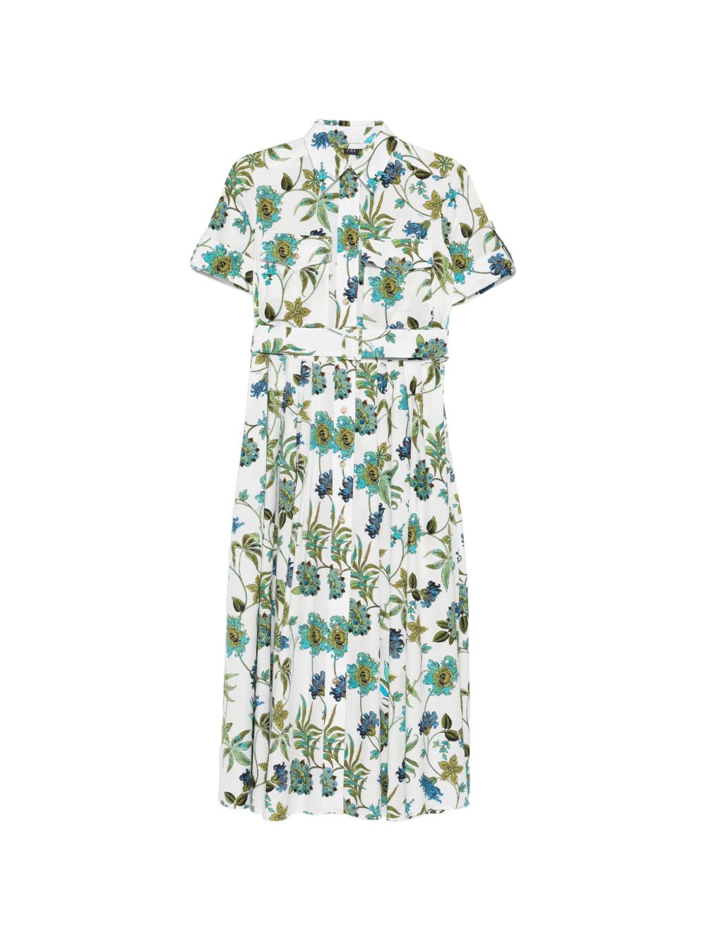 Fay Women's Printed Cotton Chemisier Dress