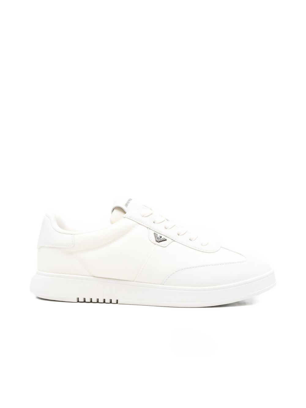 Emporio Armani Men's Nylon Sneakers With Leather Details