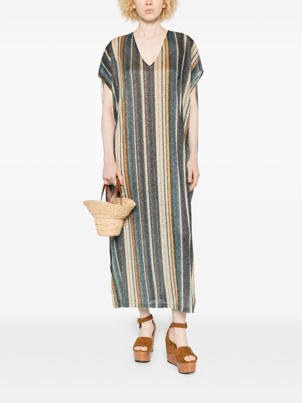 Siyu Women's Zoe Striped Kaftan Dress