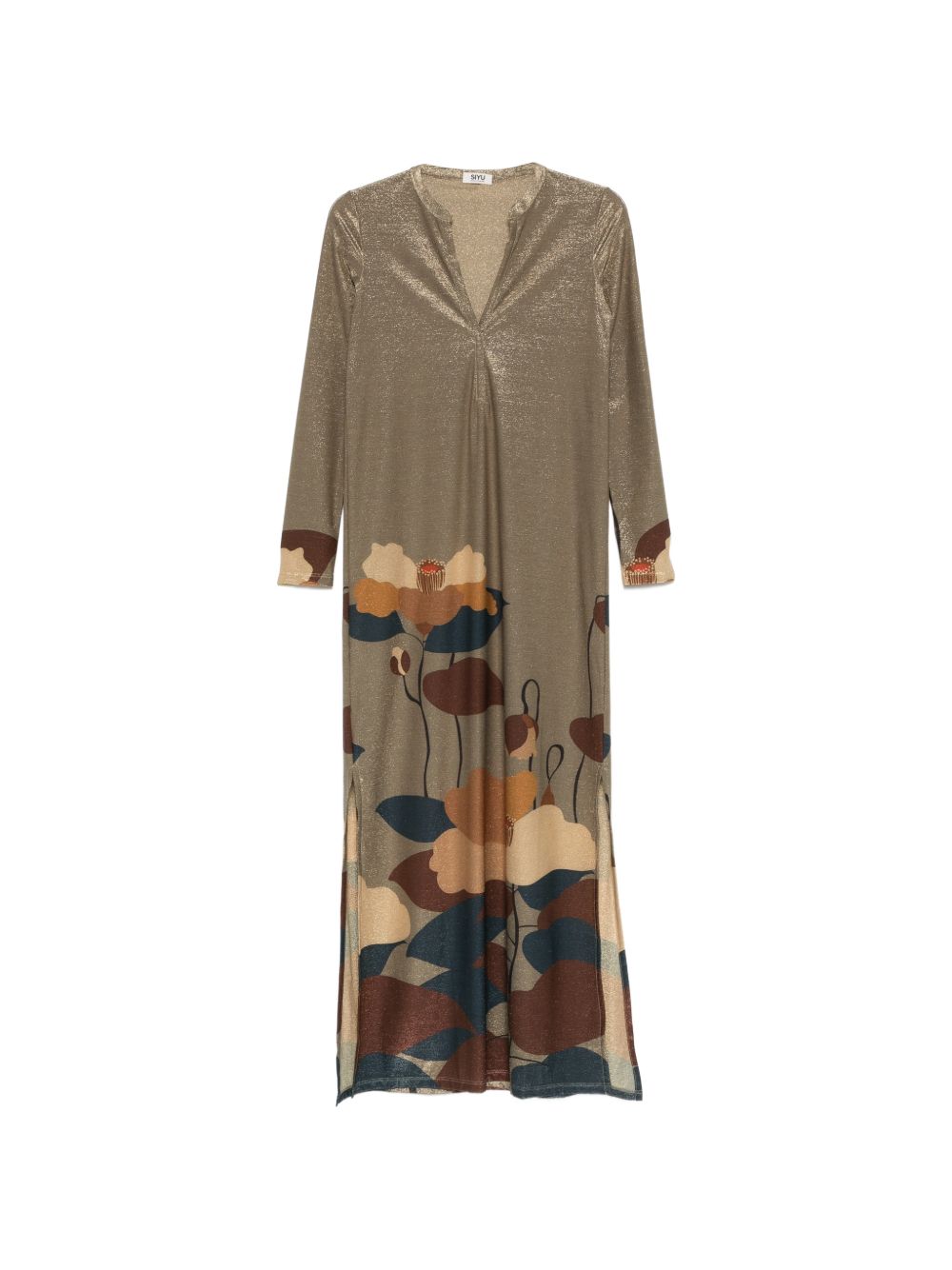Siyu Women's V-Neck Ninfa Kaftan Dress