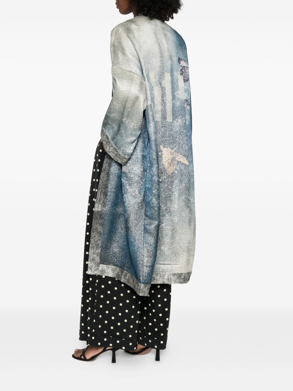 Pierre Louis Mascia Women's Printed Kimono Jacket
