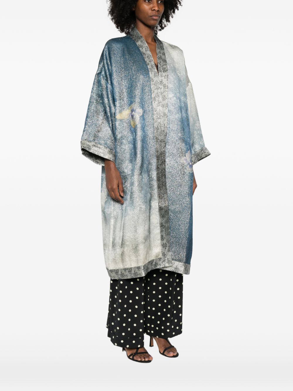 Pierre Louis Mascia Women's Printed Kimono Jacket