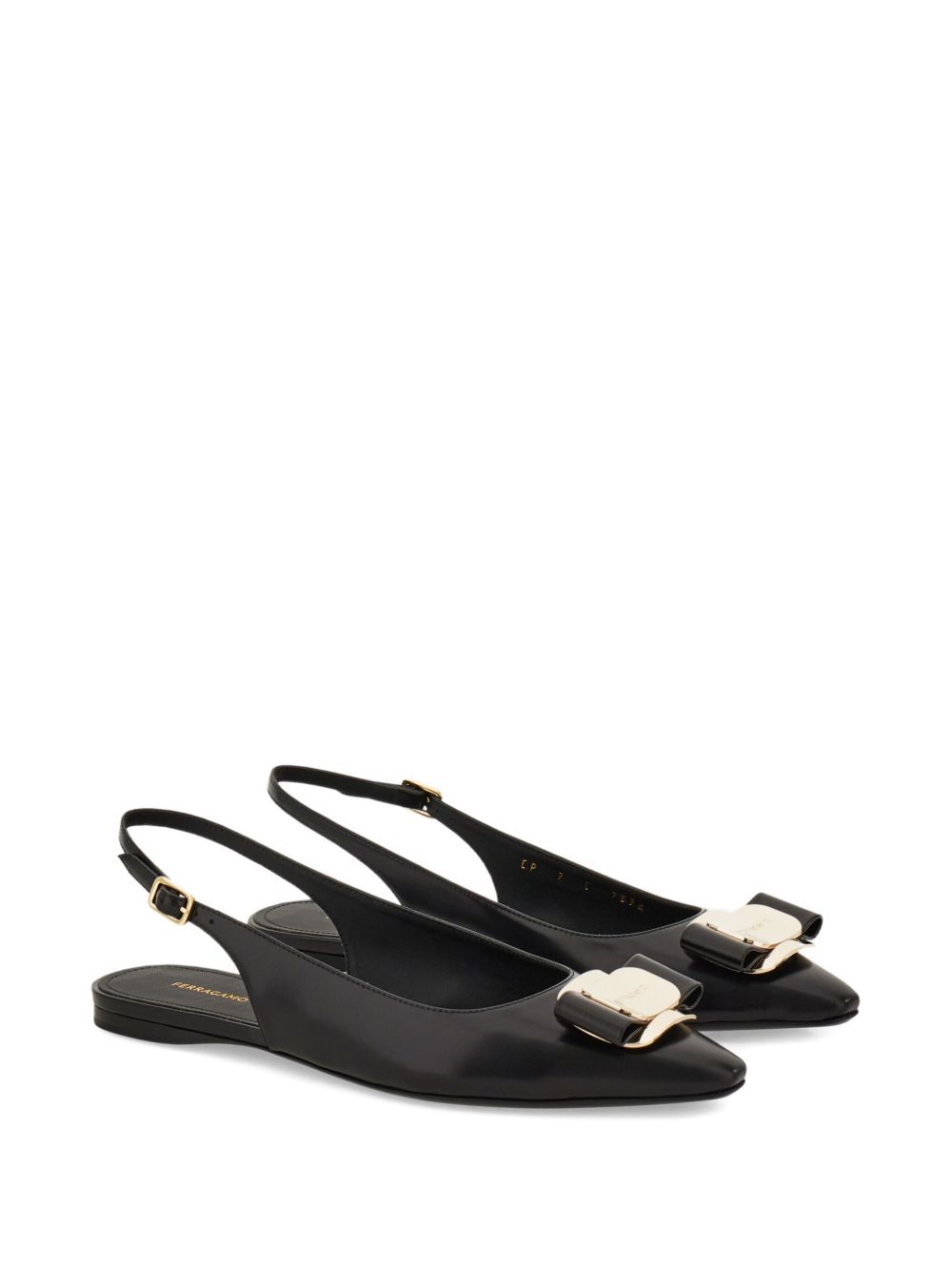 Ferragamo Women's New Vara Plate Flat Slingback