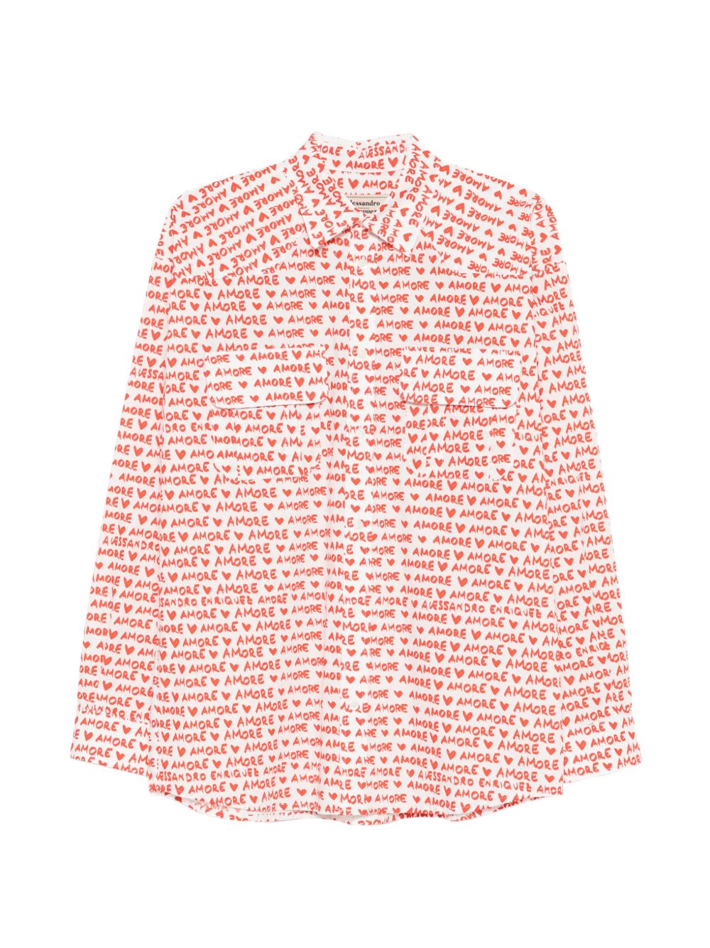 Alessandro Enriquez Women's Printed Cotton Shirt