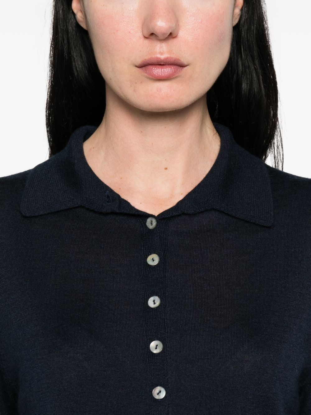 Beyou Women's Cashmere And Silk Polo Sweater