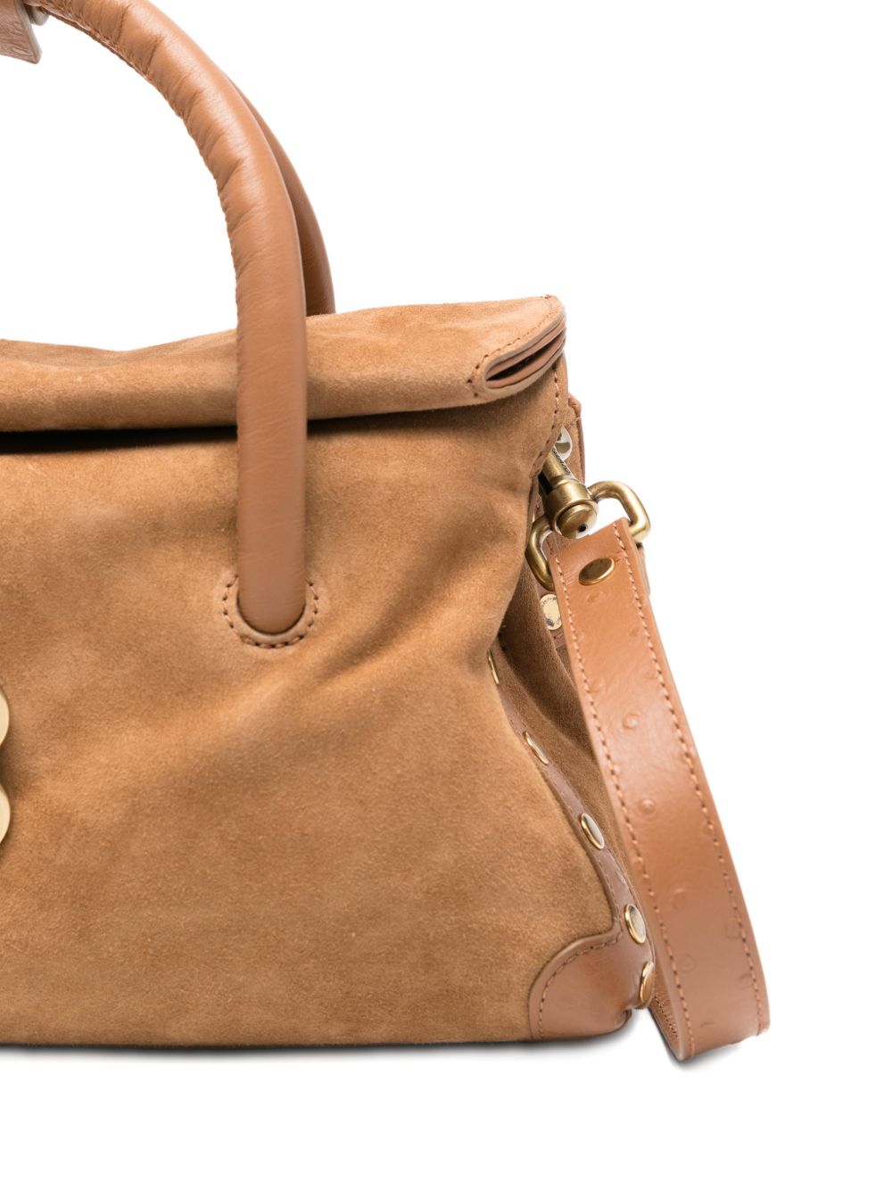 Zanellato Women's Dotta Brown Leather Handbag