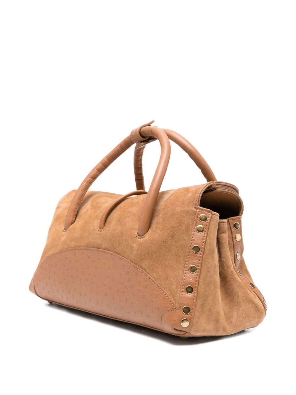 Zanellato Women's Dotta Brown Leather Handbag