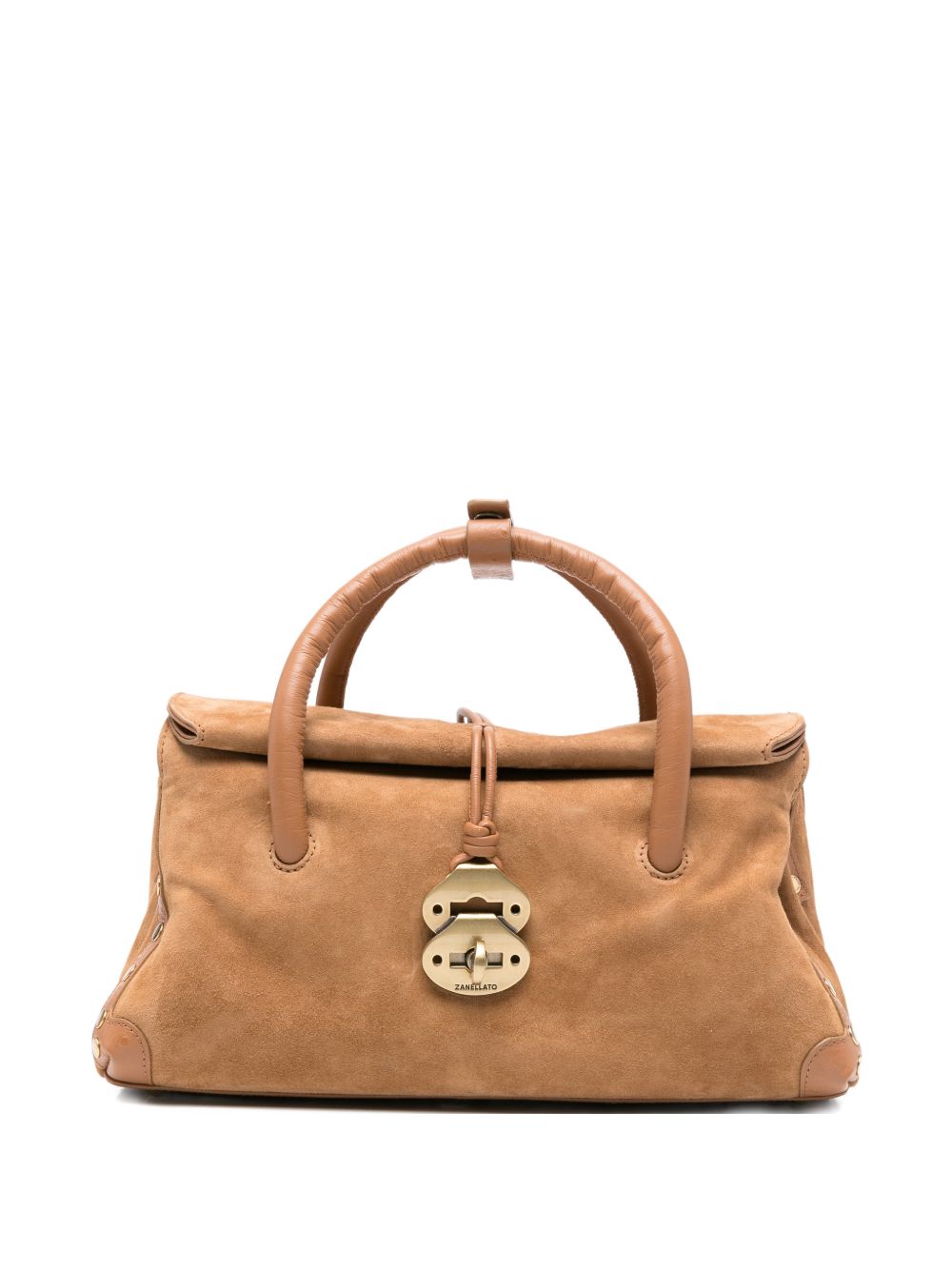 Zanellato Women's Dotta Brown Leather Handbag