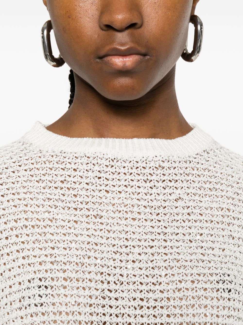 Fabiana Filippi Women's Cotton Crewneck Sweater