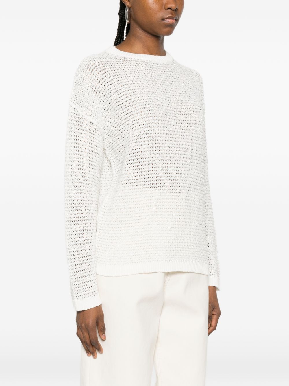 Fabiana Filippi Women's Cotton Crewneck Sweater