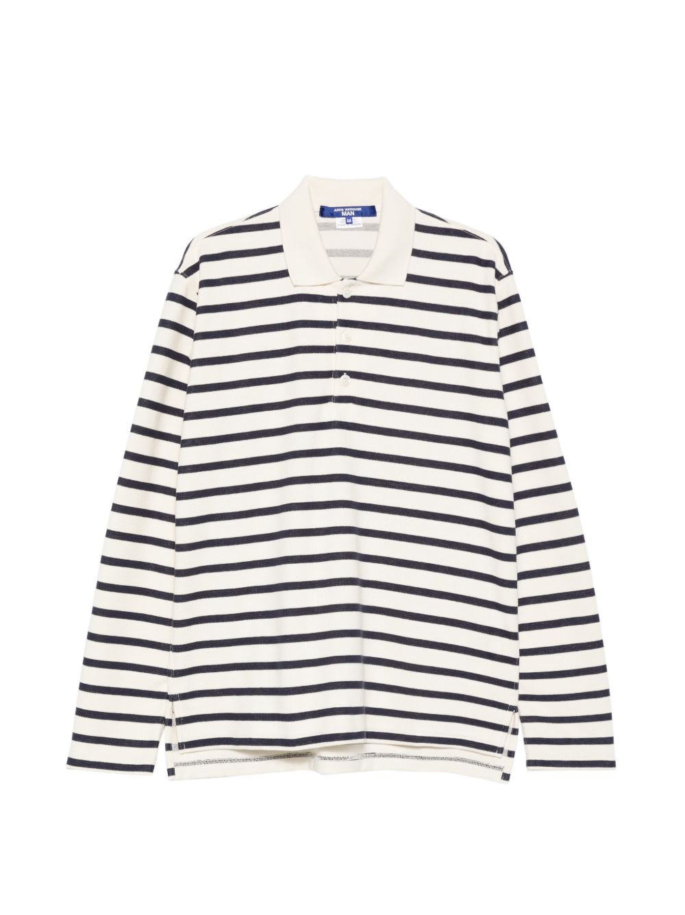Junya Watanabe Men's Striped Cotton Polo Shirt