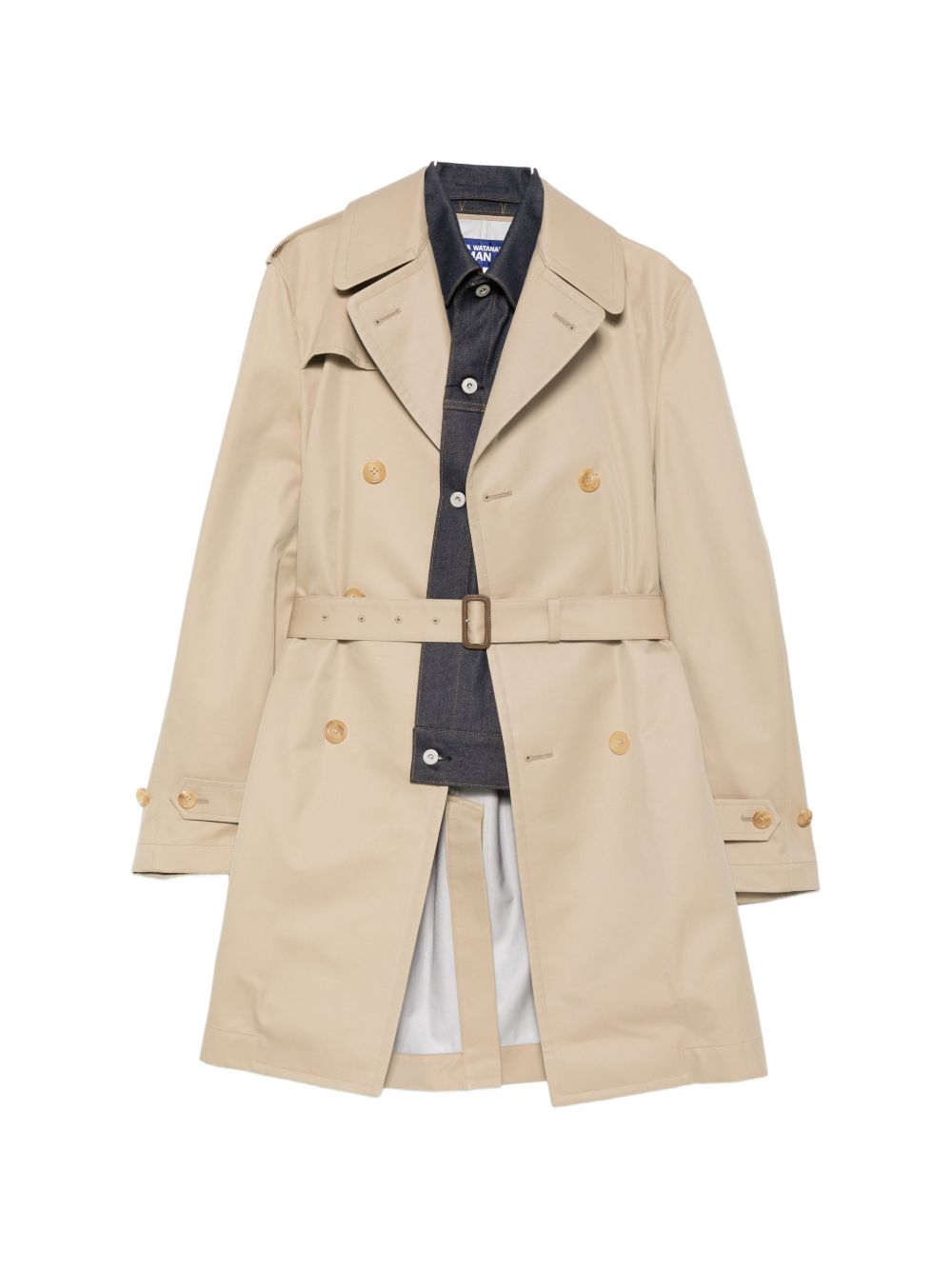 Junya Watanabe Men's Cotton Double-Breasted Coat