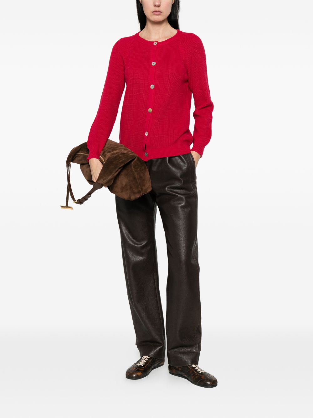 Beyou Women's Cotton And Cashmere Cardigan