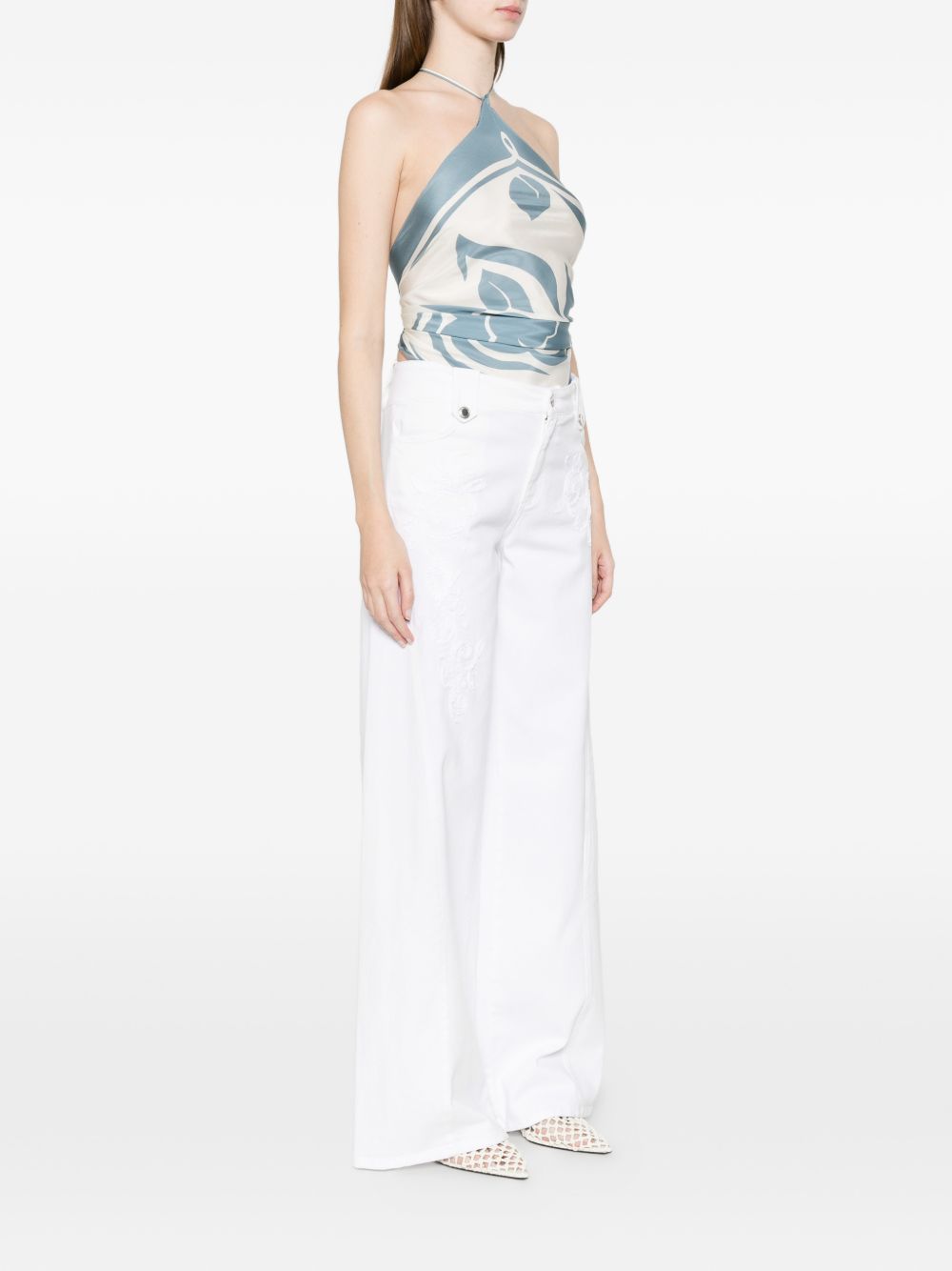 Ermanno Firenze Women's Flared Denim Jeans