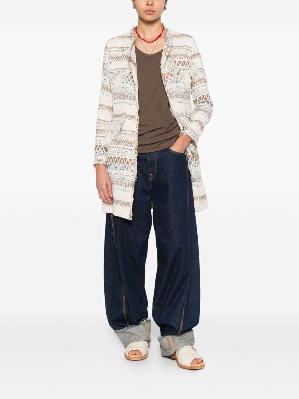 Bye Women's Cotton Blend Caban Coat
