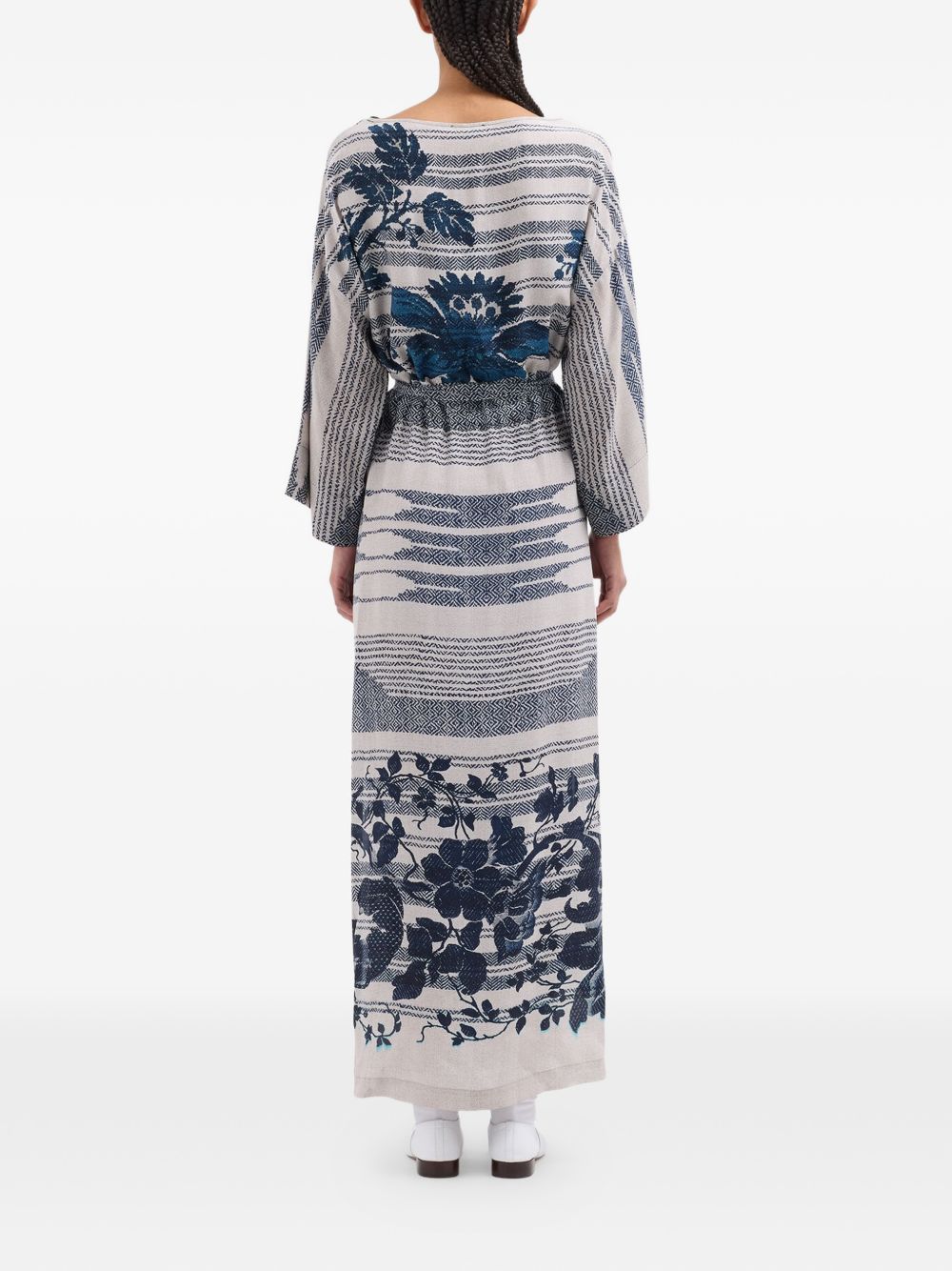 Pierre Louis Mascia Women's Printed Silk Dress