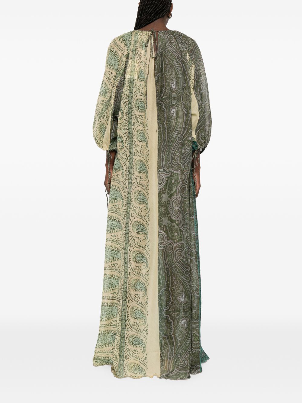Pierre Louis Mascia Women's Pritned Cotton And Silk Dress