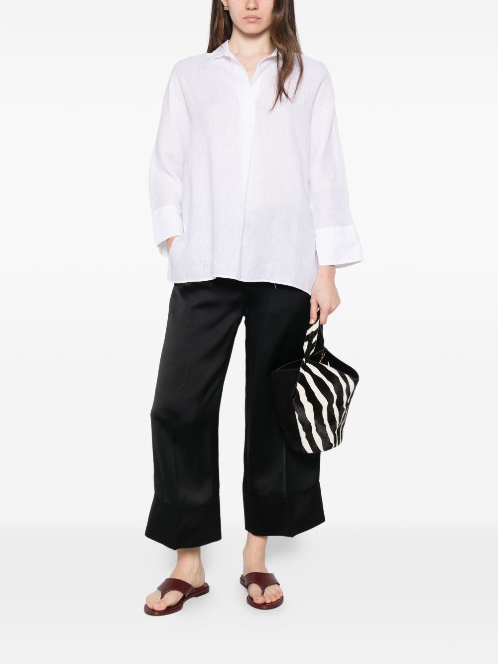 Trame Auree Women's Linen Blouse