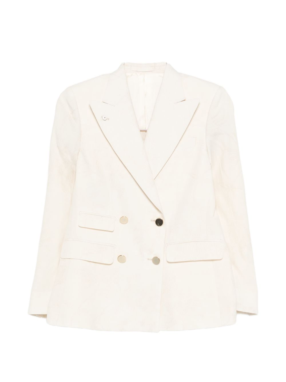 L.B.M. 1911 Women's Linen Blend Double-Breasted Jacket
