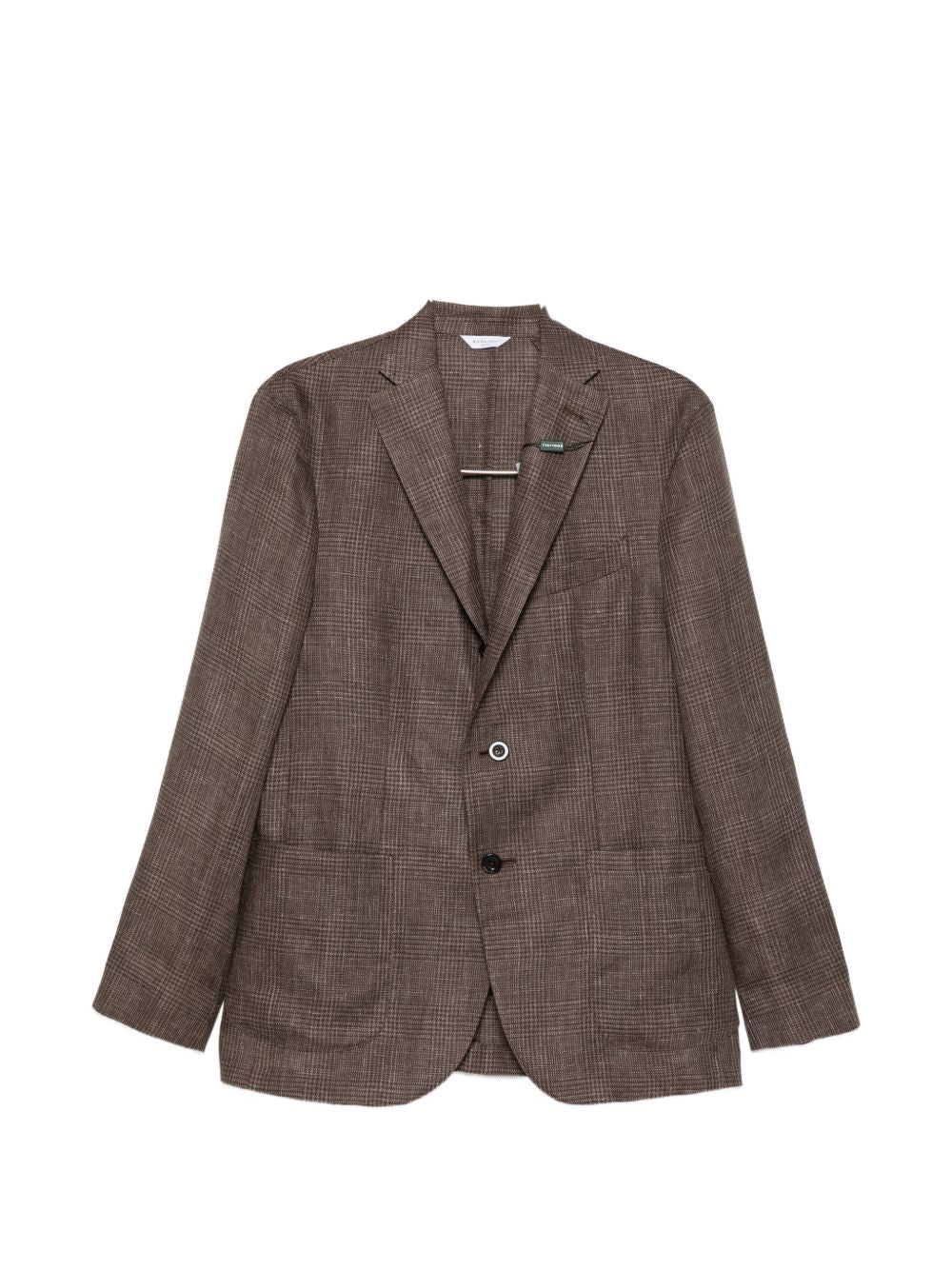 Boglioli Men's Linen Double-Breasted Jacket