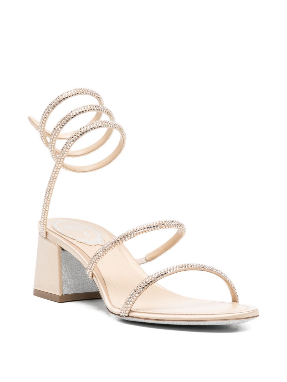 Renã© Caovilla Cleo Satin Sandals